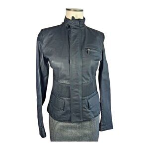 Authentic Belstaff Gold Label Leather “Little Jacket” EU 42 Made In Italy NWT